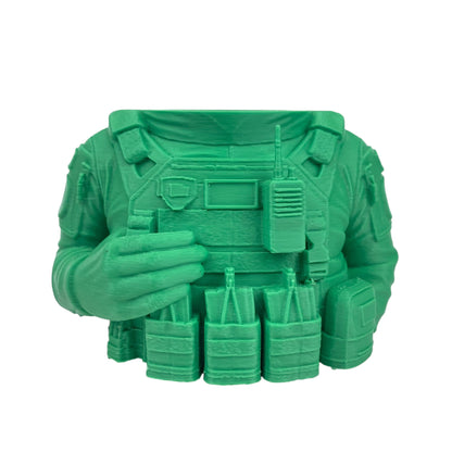 Green Army Man 3D Printed Puffco Proxy Core Attachment - 710PrintShop