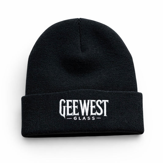 Gee West Glass Adult Colored Beanie – Embroidered Logo