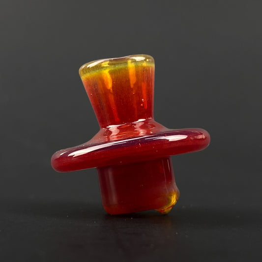 Amber Purple over Woodgrain 3DXL Spinner Cap for the Puffco Peak Pro by The Mac Savage