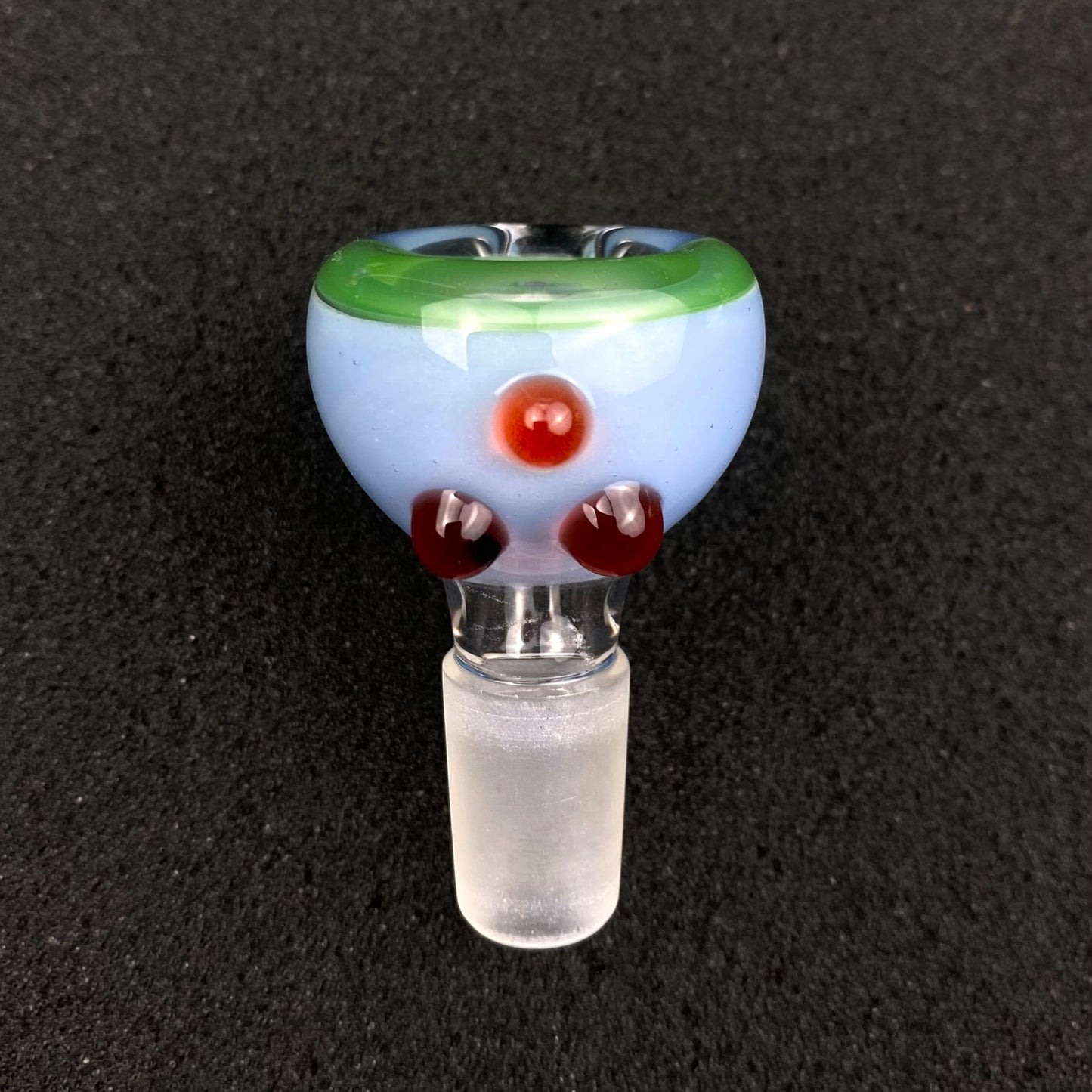 14mm Single Hole Bowl Slide by Keys Glass – Dragon Ball Z Vegeta
