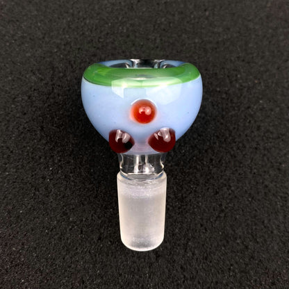 14mm Single Hole Bowl Slide by Keys Glass – Dragon Ball Z Vegeta