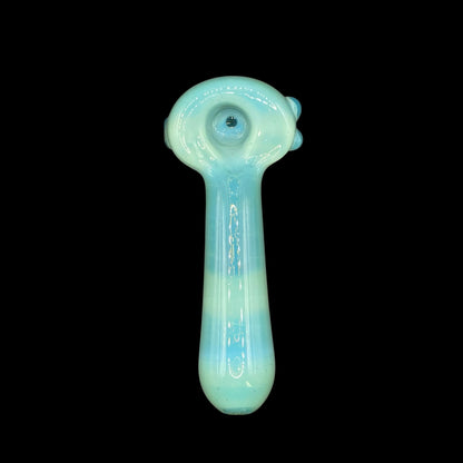 Glacier Blue Glass Hand Pipe by Magizle