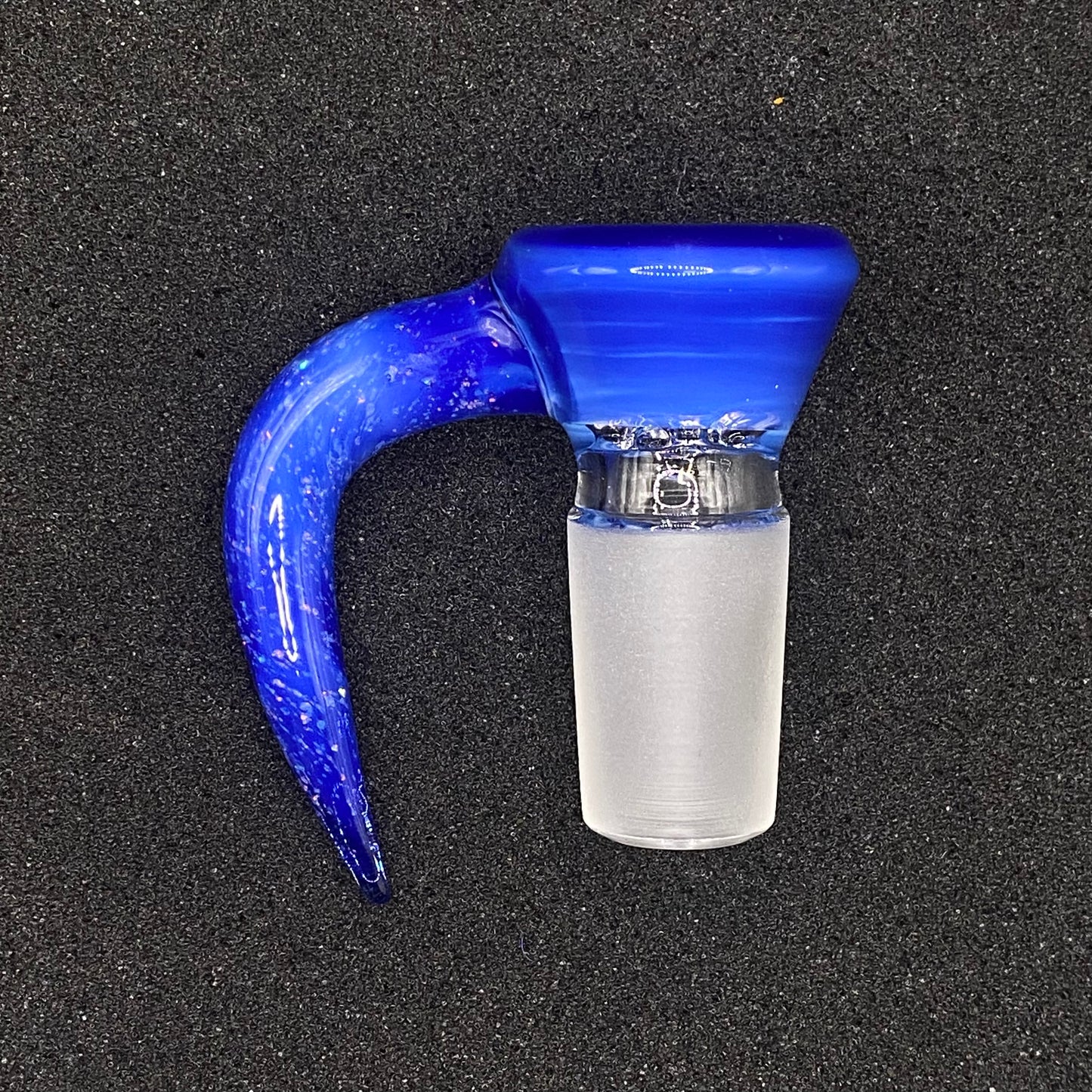 18mm Glass Bowl Slide – 4 Hole by CW Glass Art