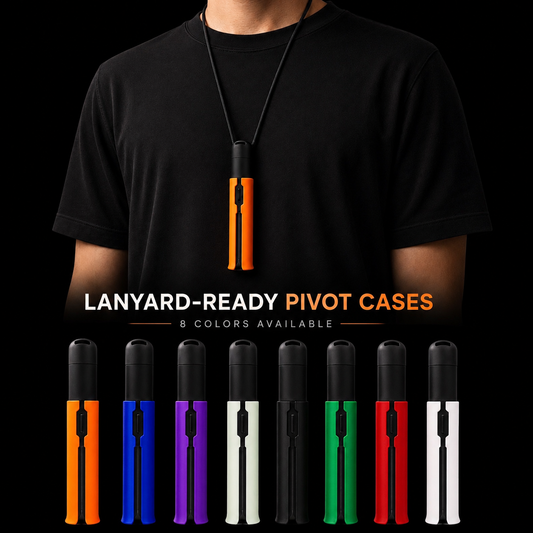 Puffco Pivot Sleeve Case with Keychain / Lanyard Loop