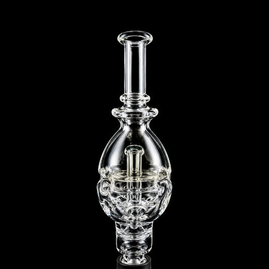 Clear Fab Egg Bubbler Attachment For Puffco Pivot