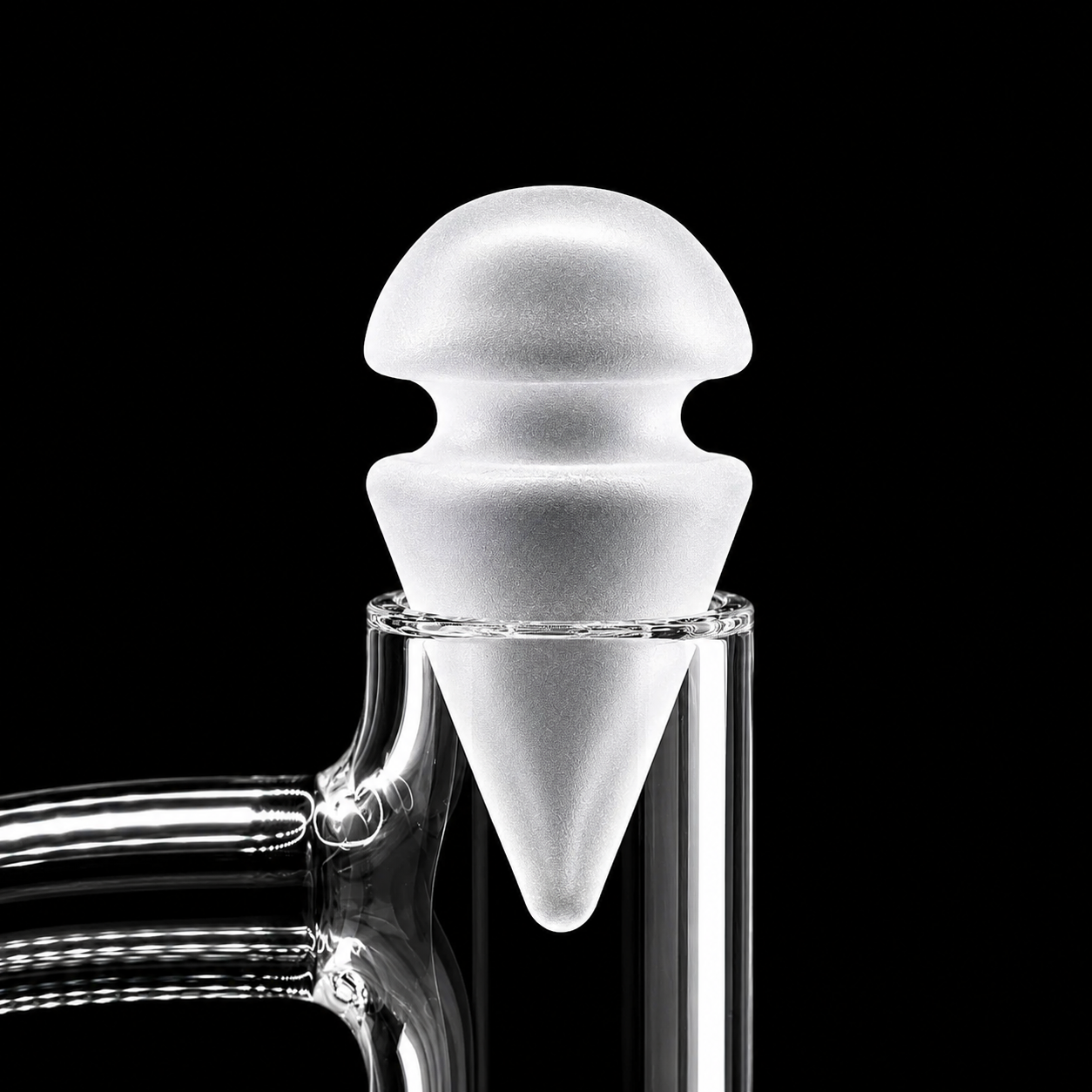 Sand Blasted Terp Slurper Quartz Cap