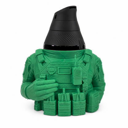 Green Army Man 3D Printed Puffco Proxy Core Attachment - 710PrintShop