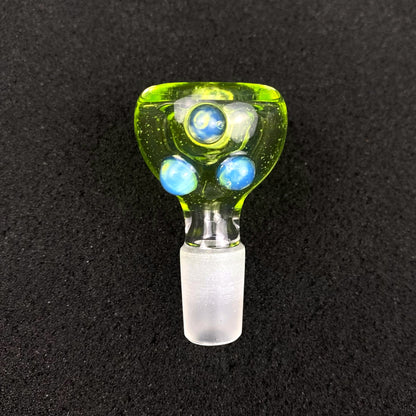 14mm Single Hole Bowl Slide by Keys Glass – Master Shake Aqua Teen Hunger Force