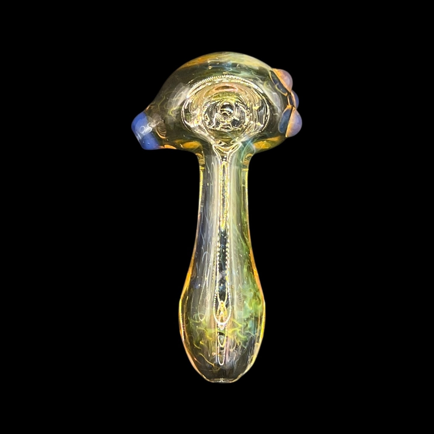 Fumed Glass Hand Pipe by The Beardless Menace