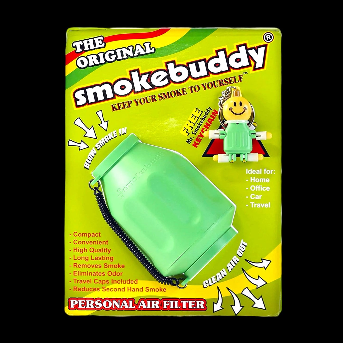 Smokebuddy Personal Air Filter - Lime Green