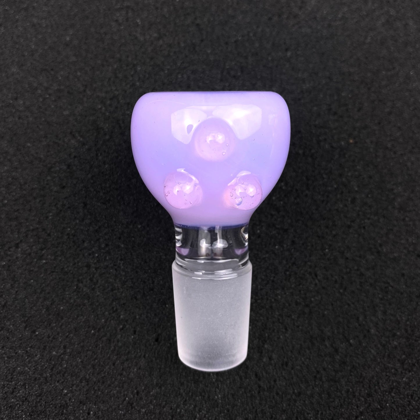 18mm Single Hole Bowl Slide by Keys Glass - Totoro My Neighbor Totoro