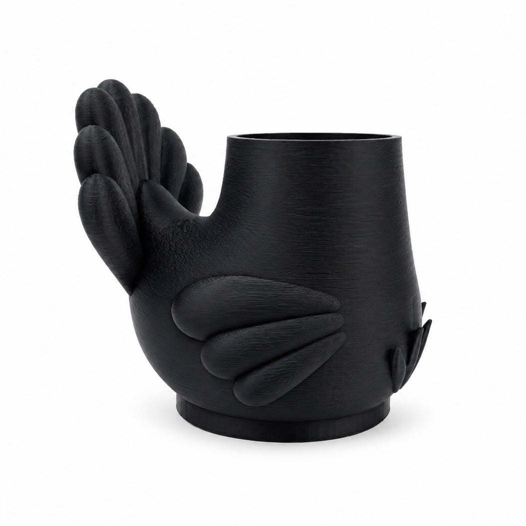Black Pigeon Bird 3D Printed Puffco Proxy Core Attachment - 710PrintShop