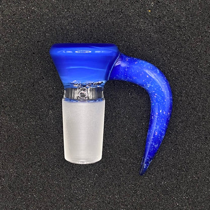 18mm Glass Bowl Slide – 4 Hole by CW Glass Art