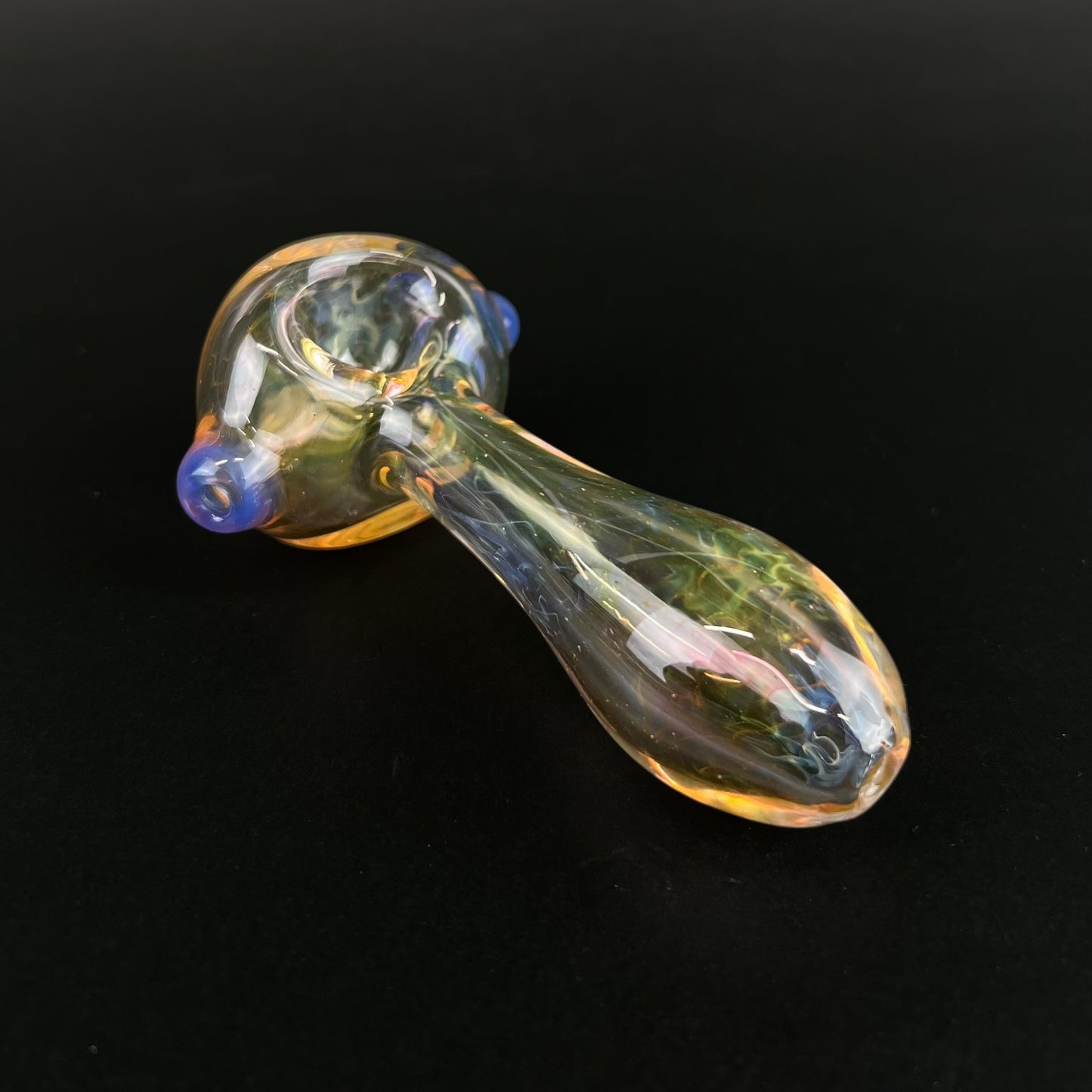 Fumed Glass Hand Pipe by The Beardless Menace
