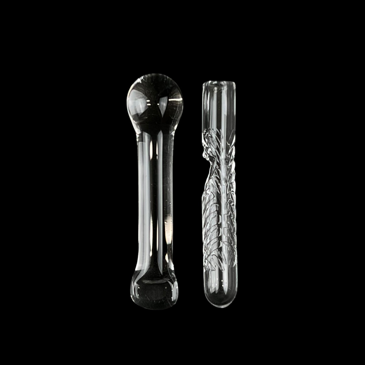 Whistle & Dip Stick Quartz Pillar Set (2PK)