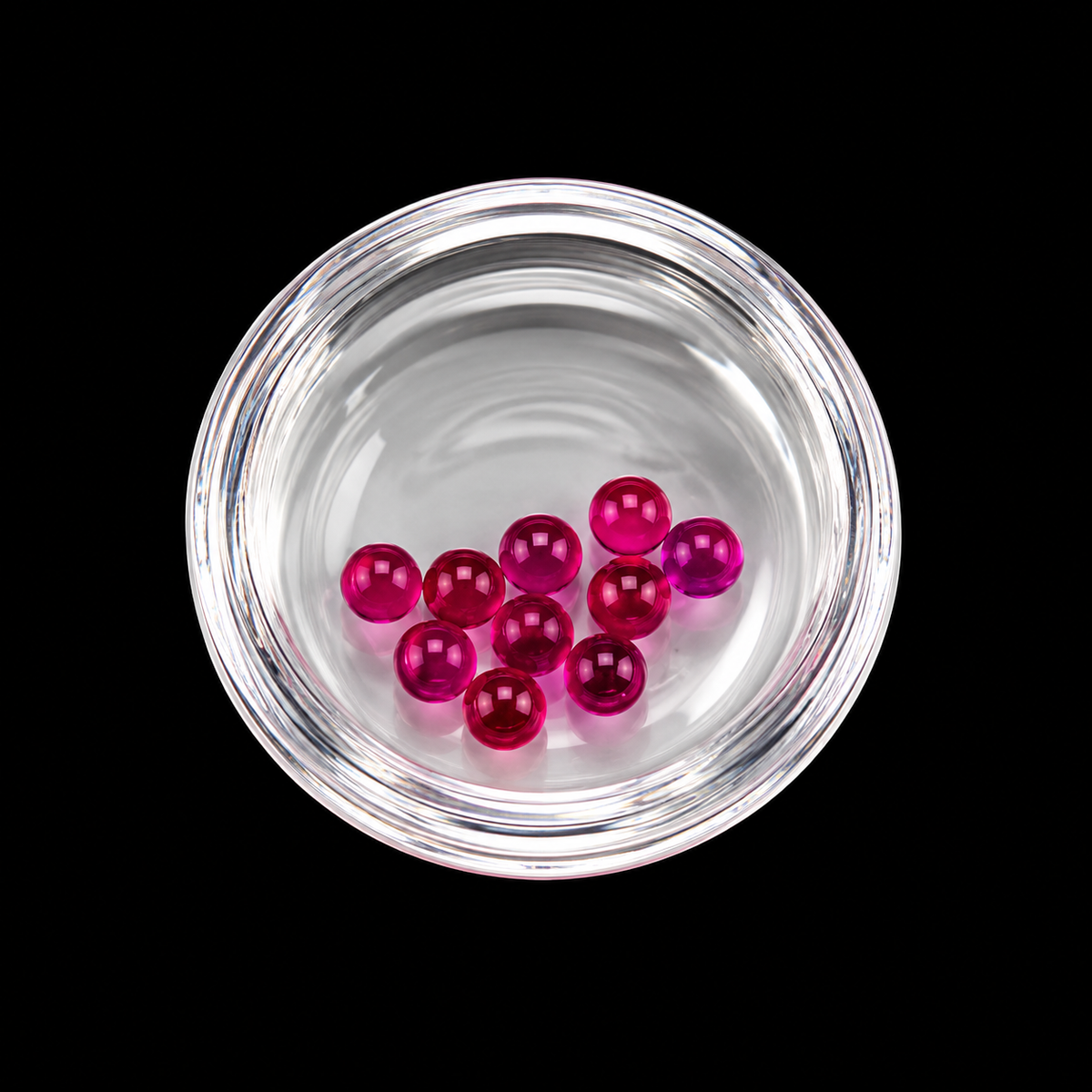 10-Pack 3mm Ruby Pearl Bundle