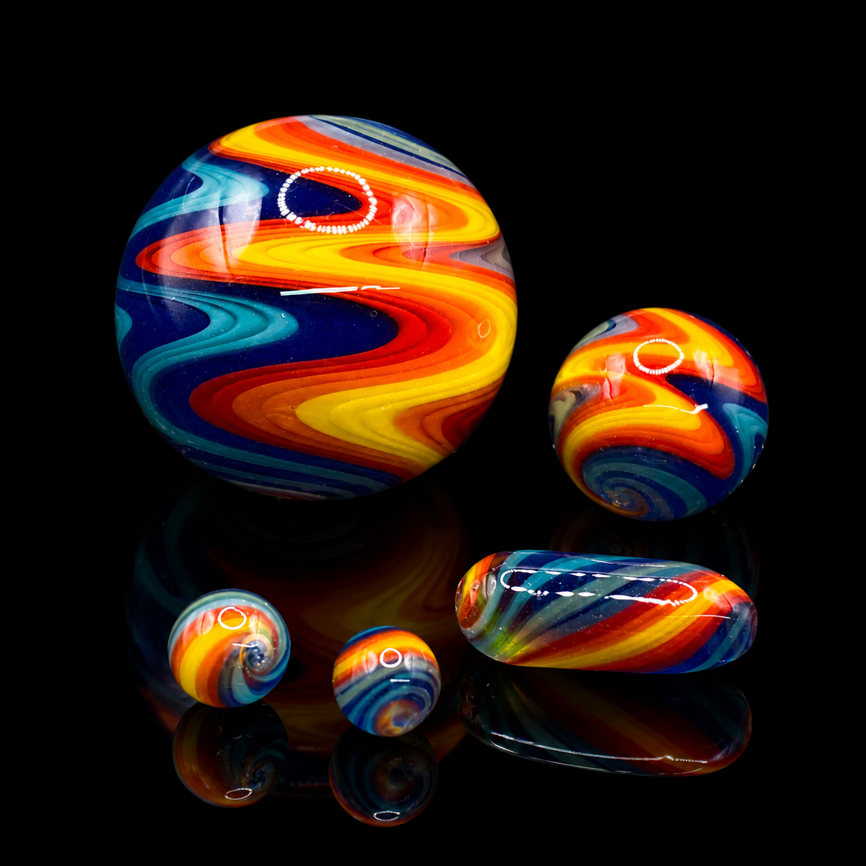 Wig Wag Marble Set – 5 Piece Terp Pearl & Pillar Set