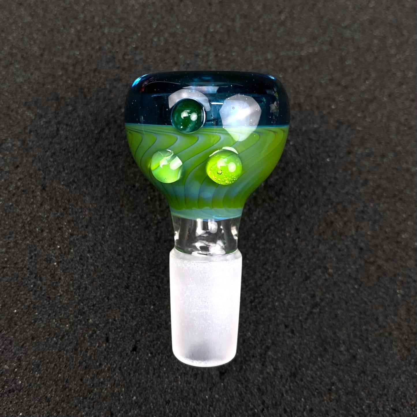 14mm Single Hole Bowl Slide by Keys Glass – Pokémon Ivysaur