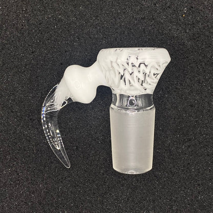 18mm Scribble Tech 4-Hole Glass Bowl Slide – CW Glass Art