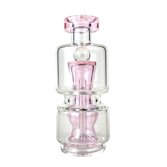Pink CFL Opal Mushroom Wet Top Attachment for Puffco Peak