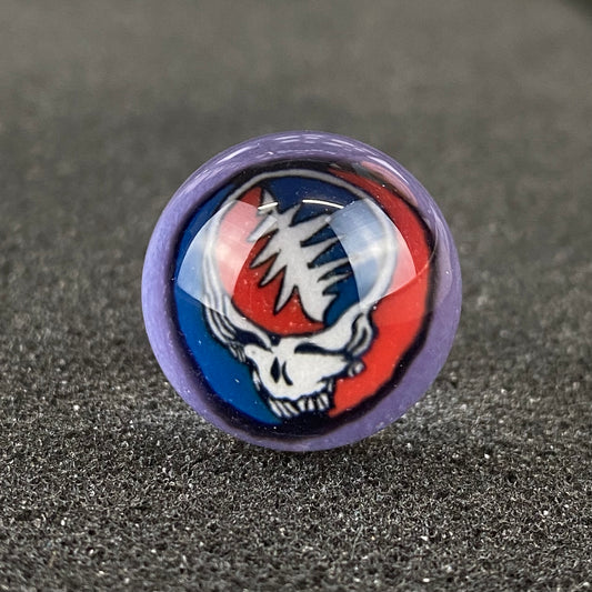 Grateful Dead Skull Marble Top by Keys Glass