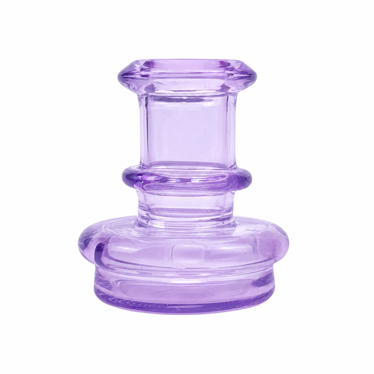 Purple CFL Snub Dry Top Attachment for Puffco Peak & Peak Pro