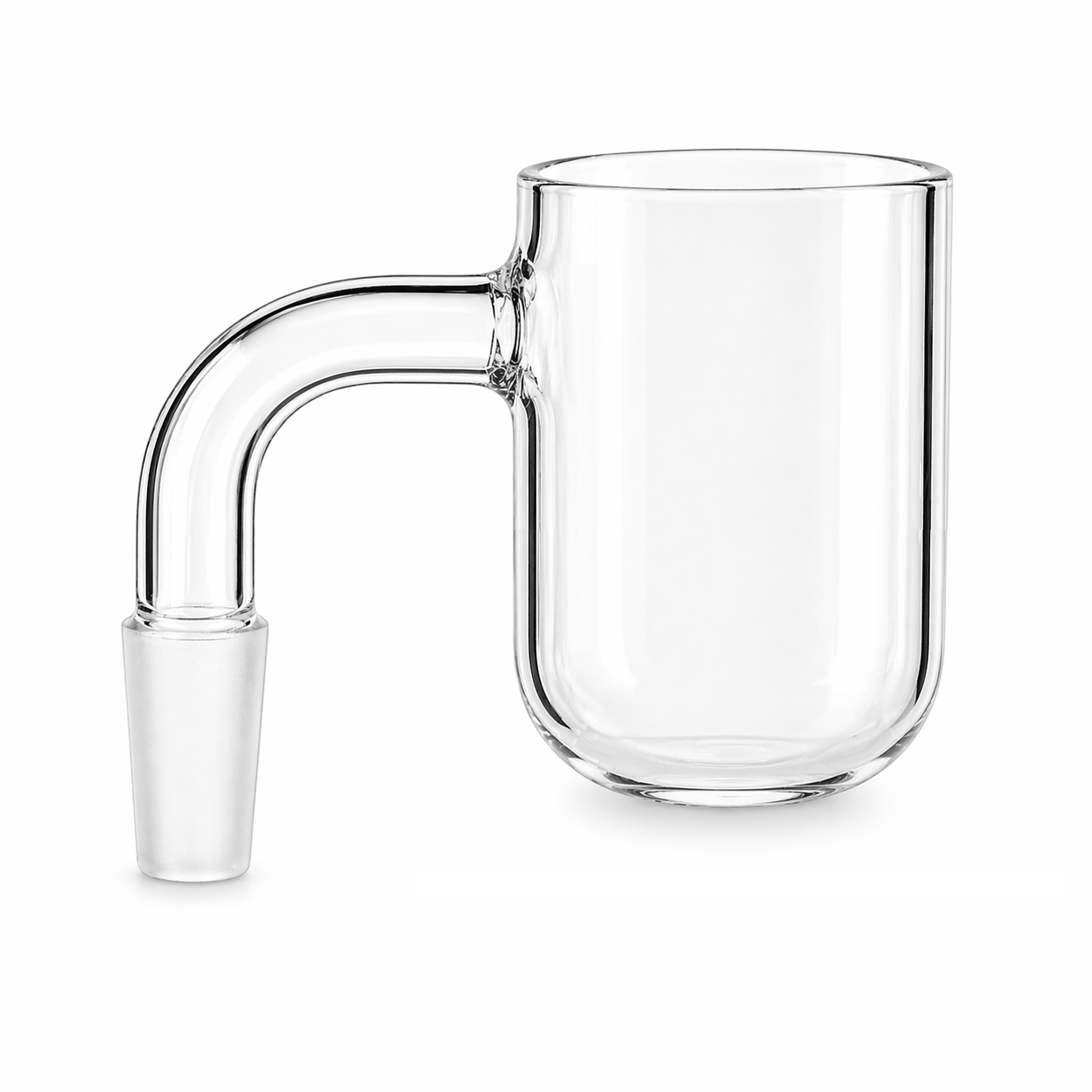 Clear Glass Bowl Attachment for Puffco Proxy - 10mm & 14mm Male (90° Joint)