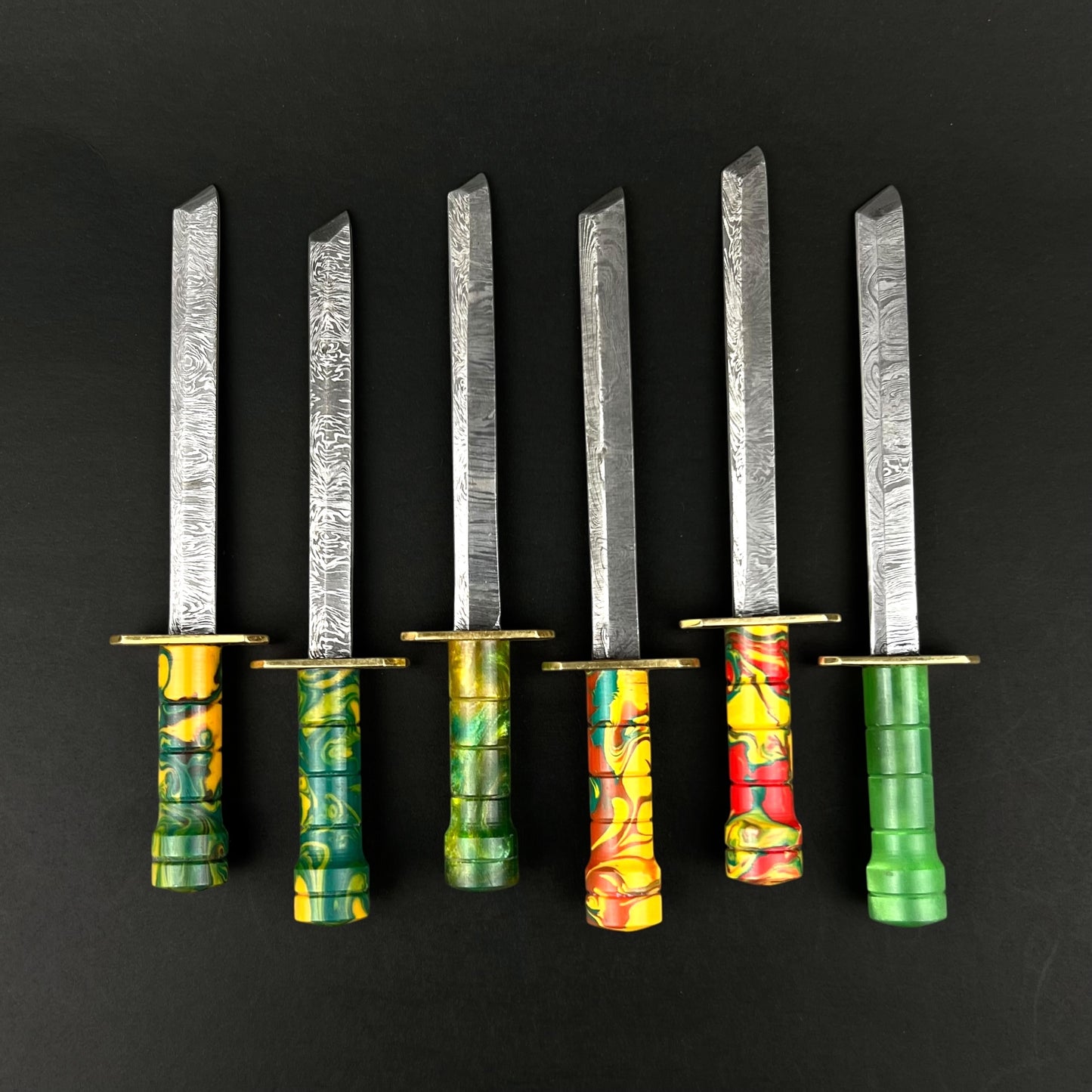 Damascus HK Knives - Damascus Steel Katana Dabber