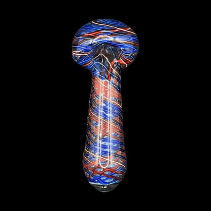Glass Swirl Hand Pipe
