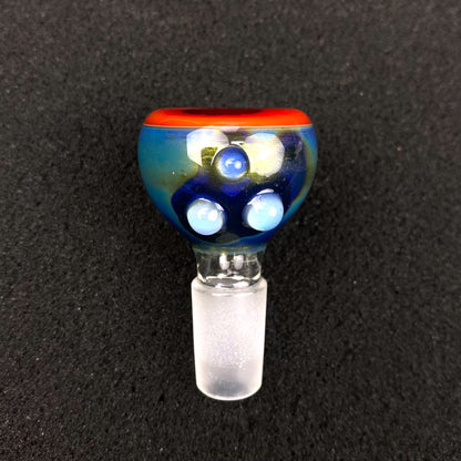 14mm Single Hole Bowl Slide by Keys Glass – Yoshi