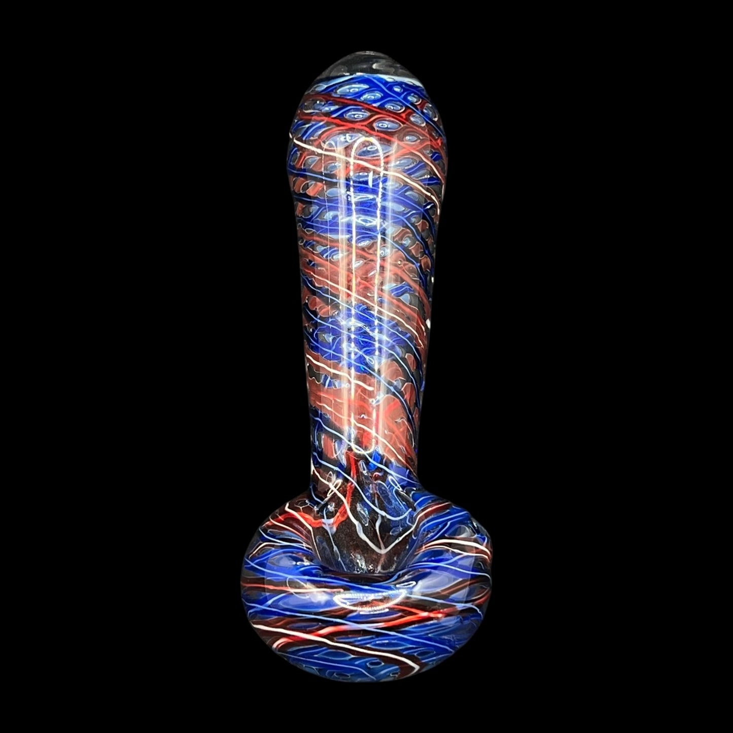 Glass Swirl Hand Pipe