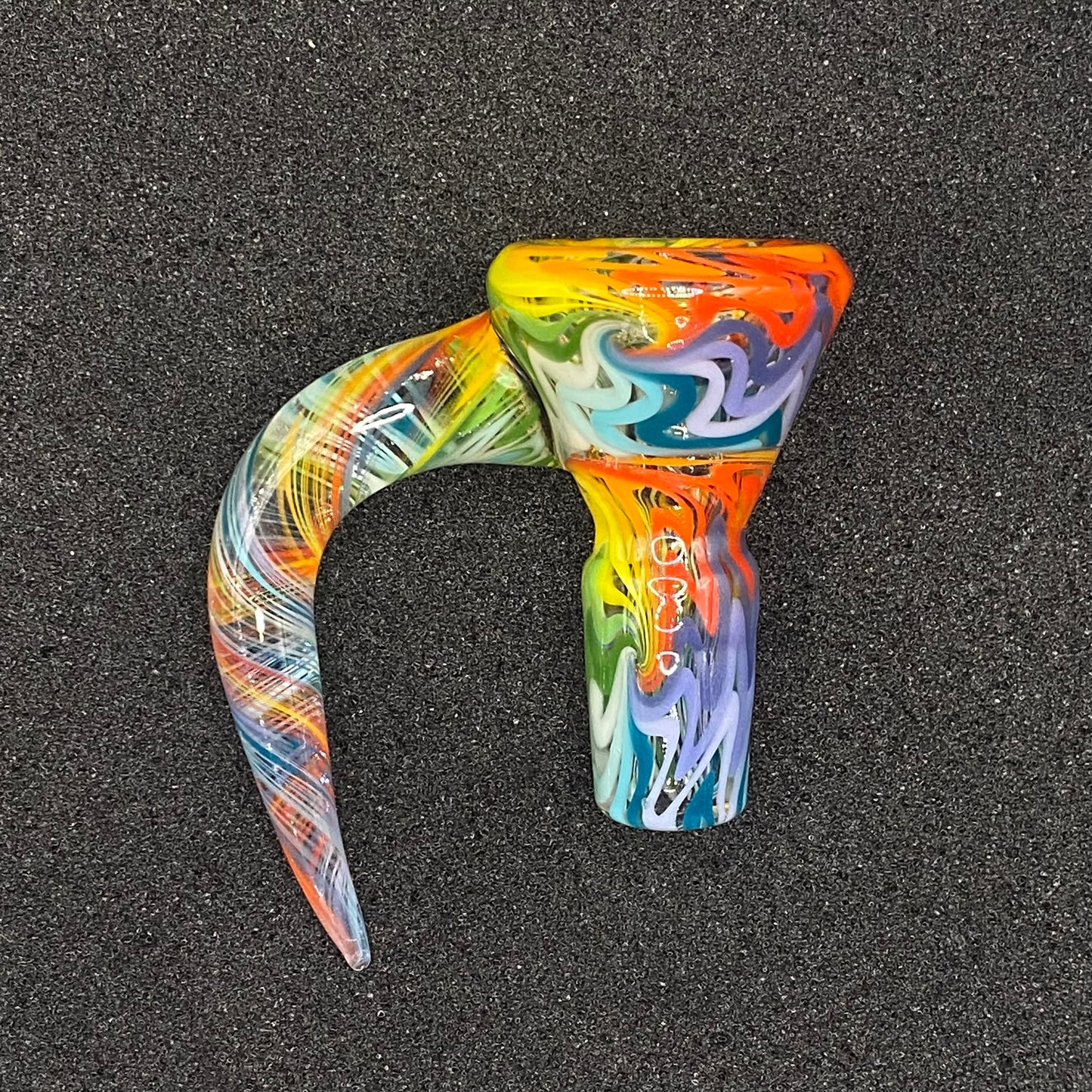 18mm Wig-Wag 4-Hole Glass Bowl Slide – CW Glass Art