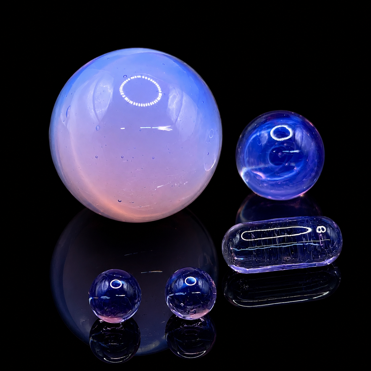 Lucid 5pc Terp Pearl & Pillar Marble Set