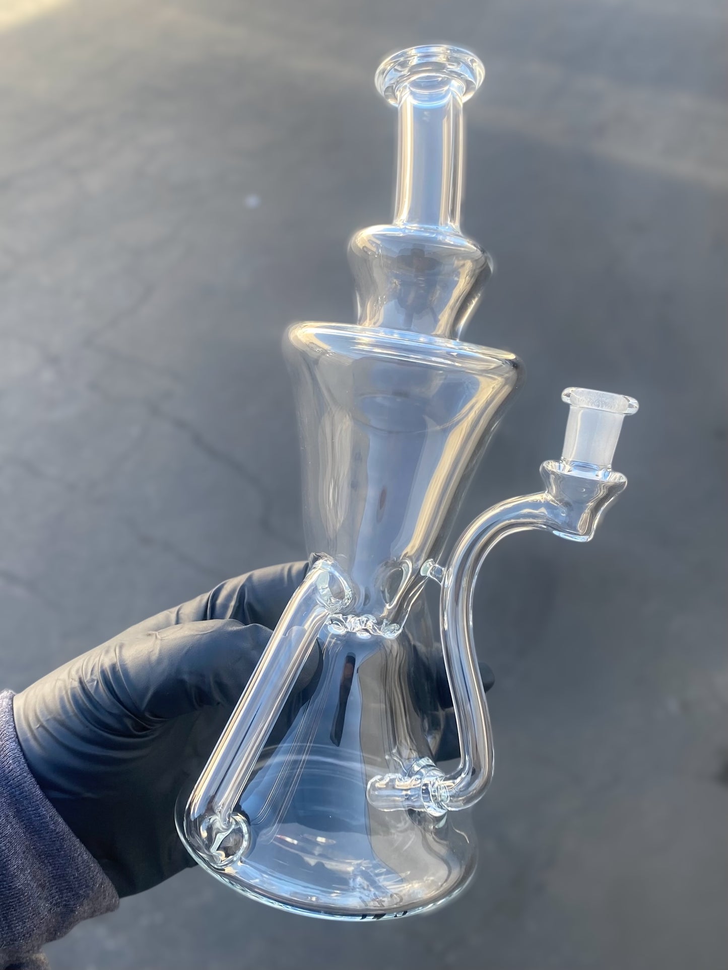 BorOregon – 3-Hole Netted Recycler Dab Rig