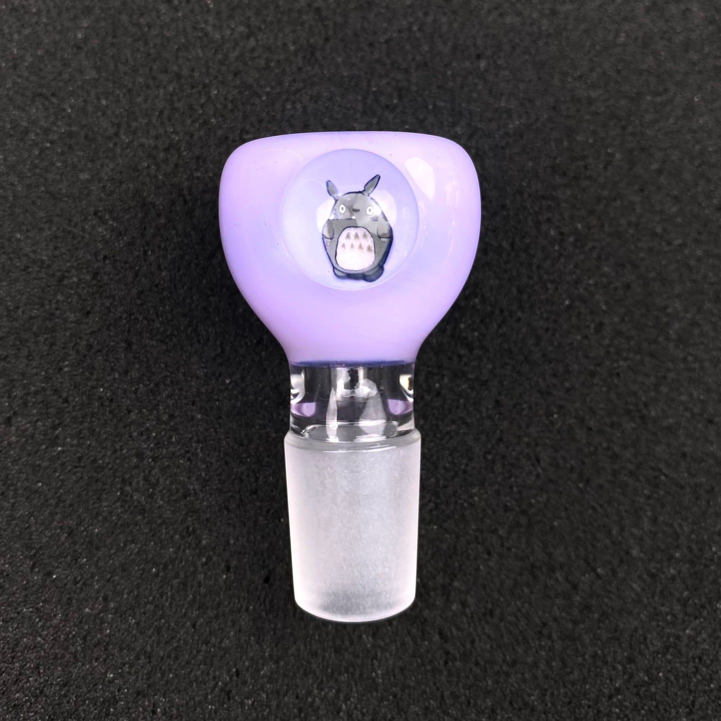 18mm Single Hole Bowl Slide by Keys Glass - Totoro My Neighbor Totoro
