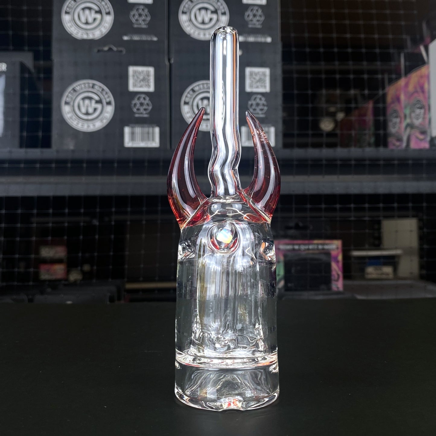 Magizle Clear Opal Wet Puffco Peak Attachment – Color Accent