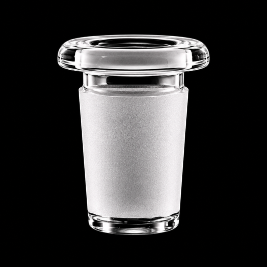 18mm Male to 14mm Female Glass Adapter – Clear