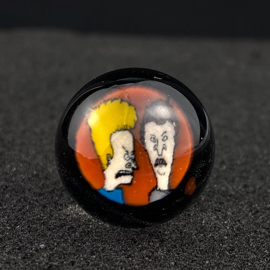 Beavis and Butt-Head Slurper Marble Top by Keys Glass