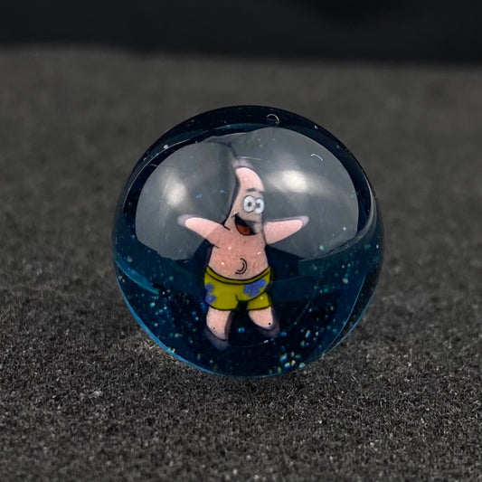 Patrick Star Spongebob Squarepants Slurper Marble Top by Keys Glass