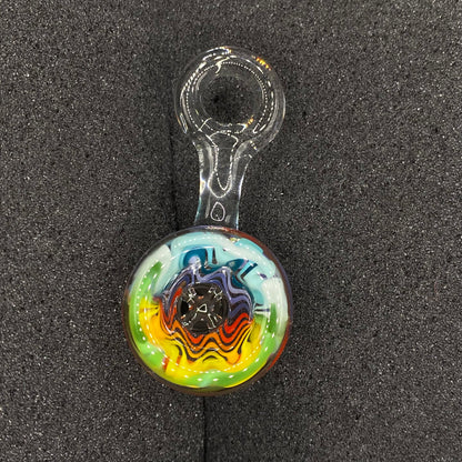 18mm WigWag Glass Bowl Slide With Poker – CW Glass Art