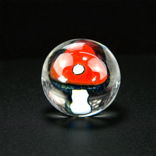 Steven H Glass – Mushroom Millie Valve Marble (12–13mm)