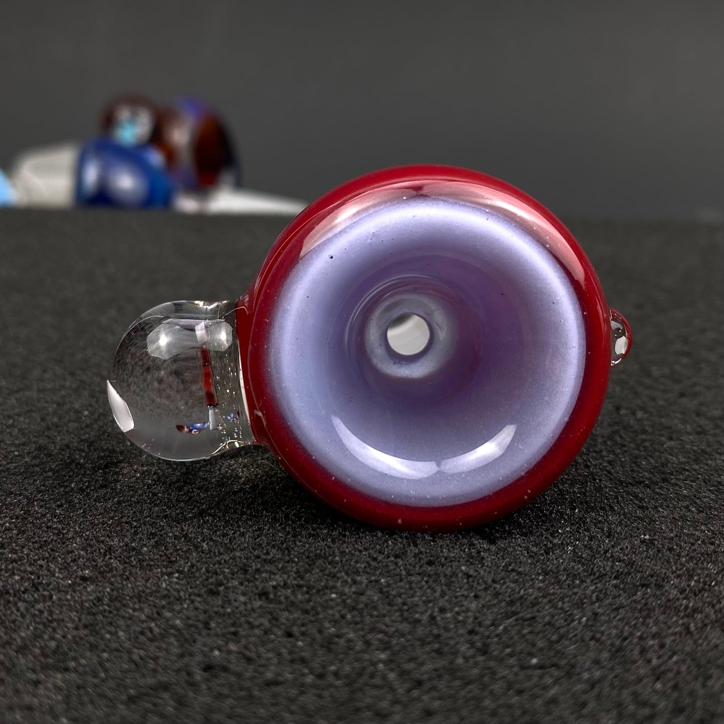 18mm Single Hole Bowl Slide by Keys Glass - Super Mario