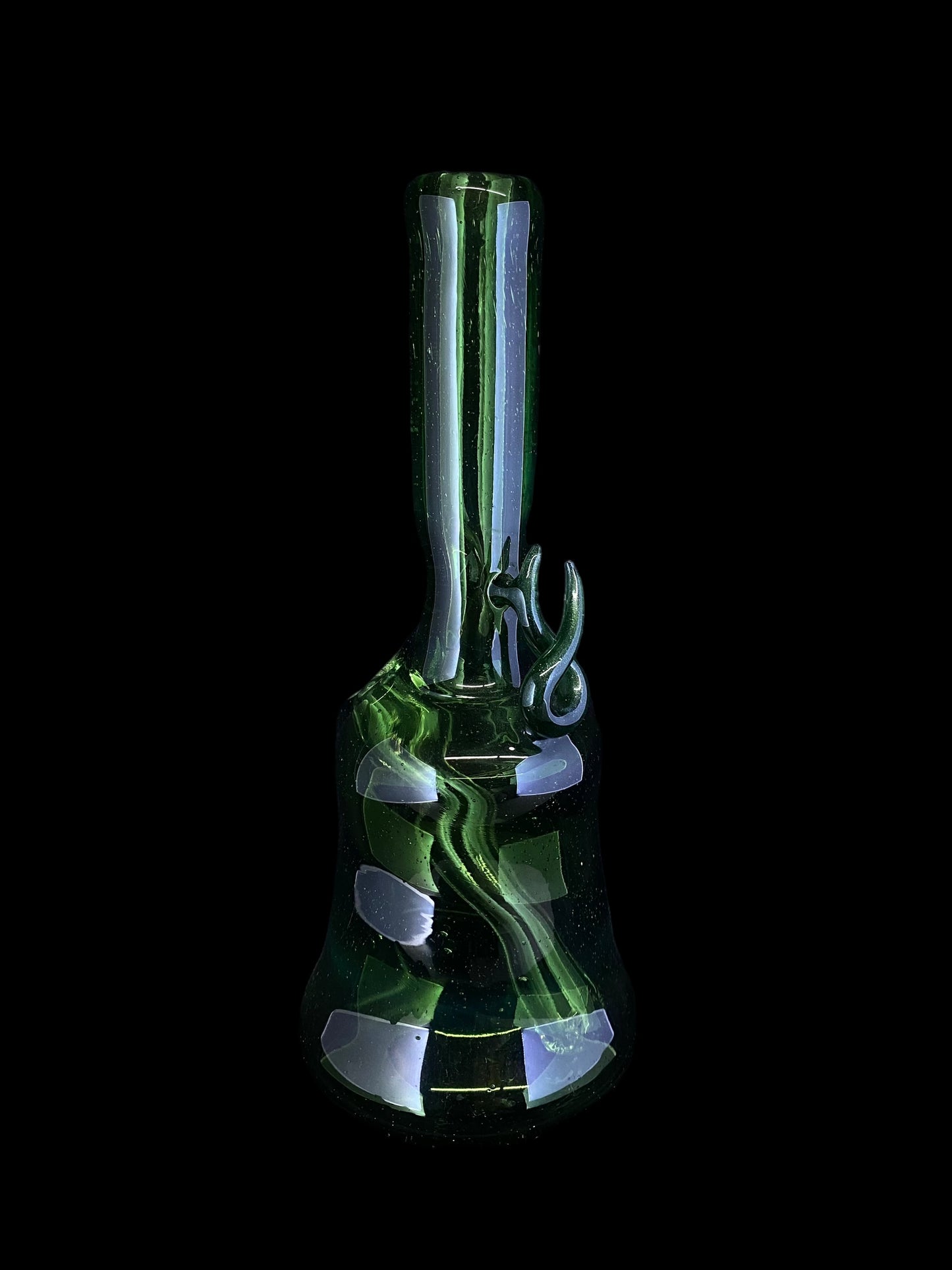 Portland Green Flame Tube by Magizle Glass