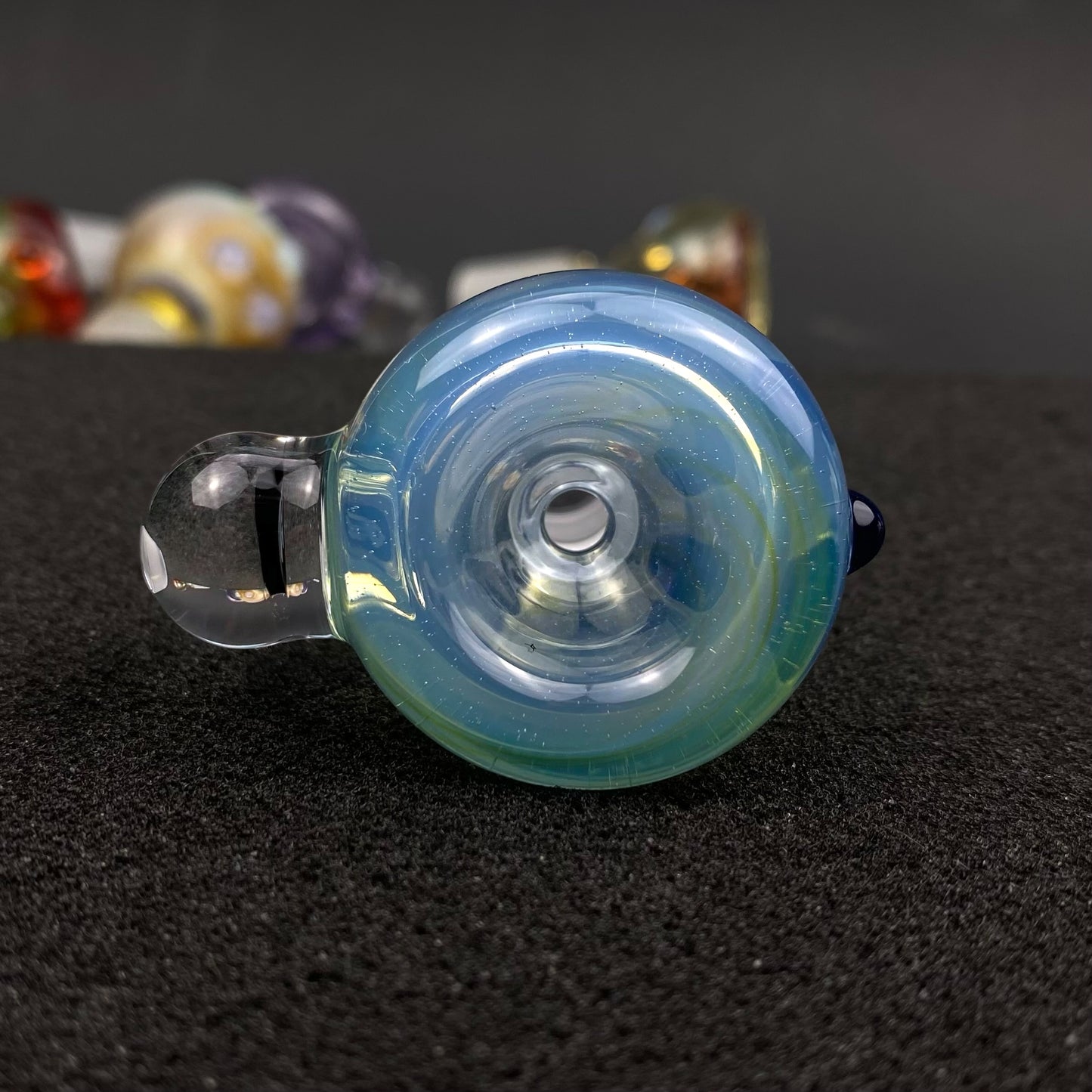 18mm Single Hole Bowl Slide by Keys Glass - World Industries Waterboy