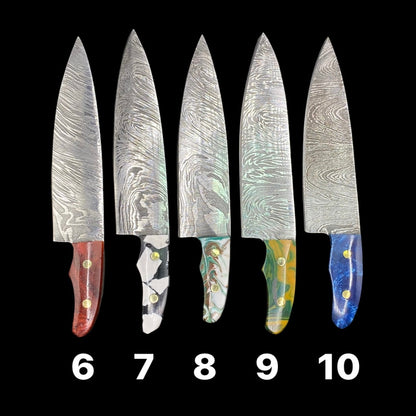 Damascus HK Knives - Kitchen Knife Dabber