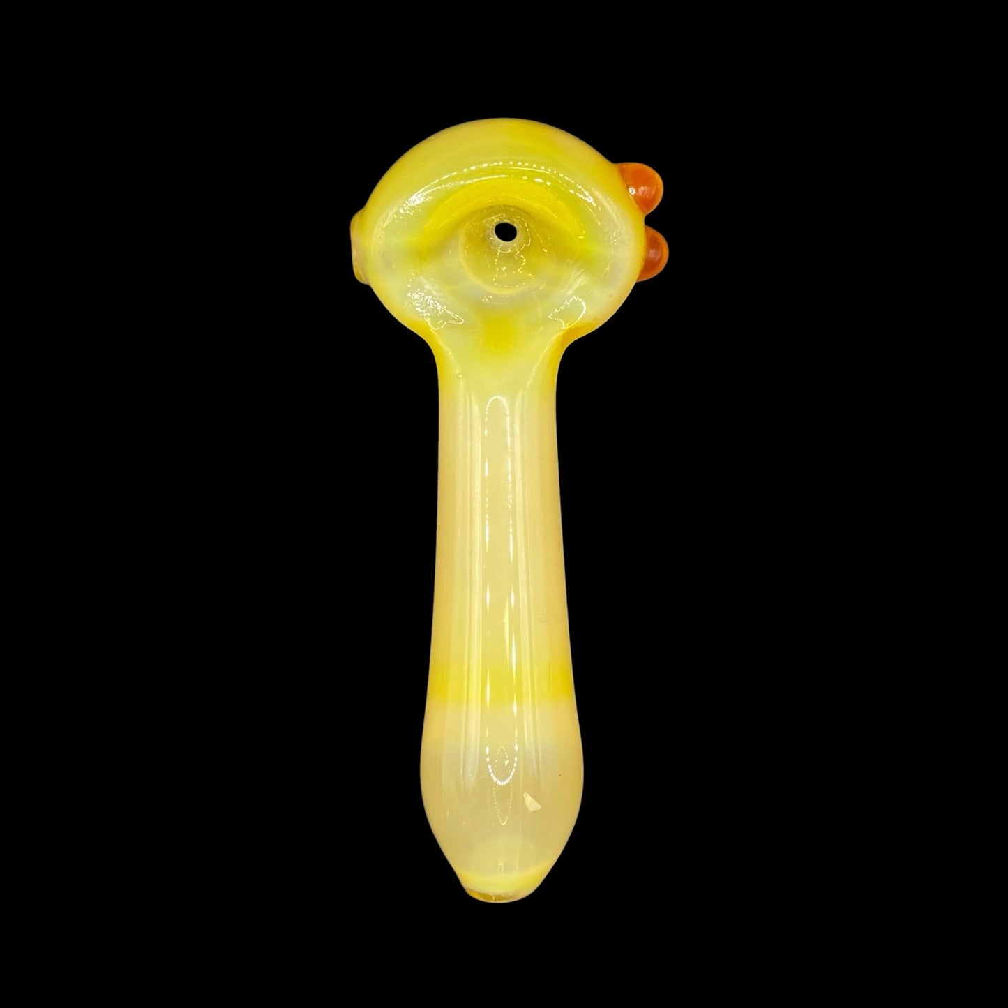 Mango Opaline Glass Hand Pipe by Magizle