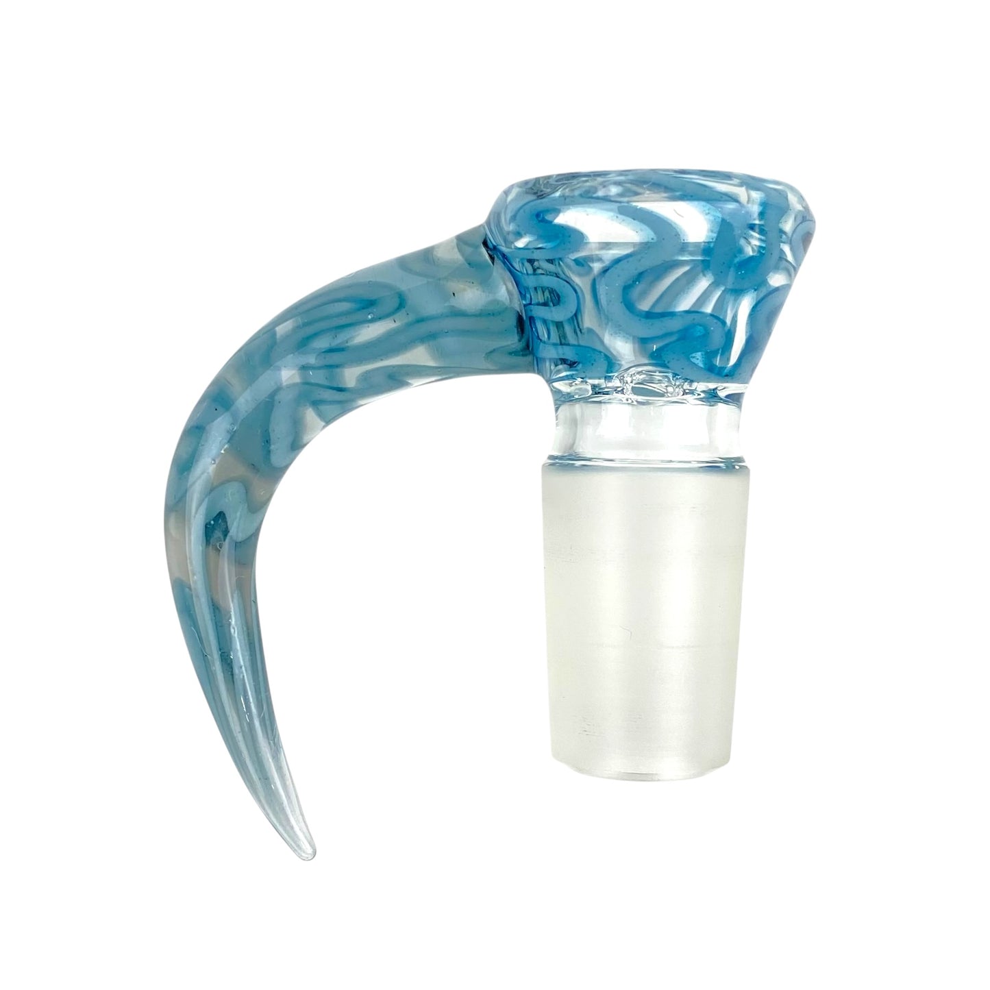 18mm Scribble Tech Glass Bowl Slide – 4 Hole by CW Glass Art