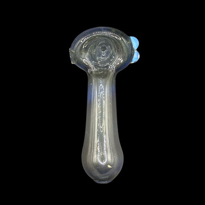 Smokey Grey Glass Hand Pipe by Magizle