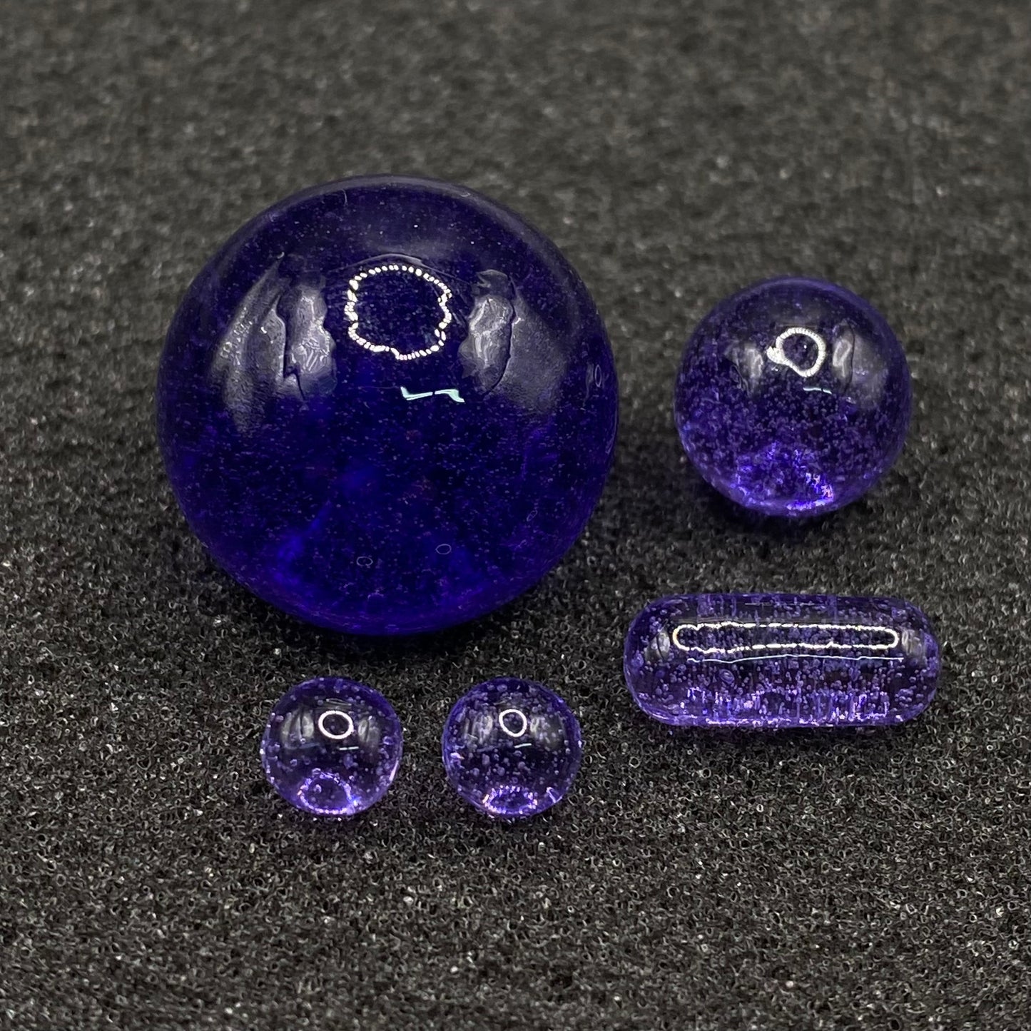 Purple Lollipop Marble Set - 5 Piece