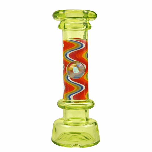 Lime Green Wig Wag Dry Top Attachment for Puffco Peak